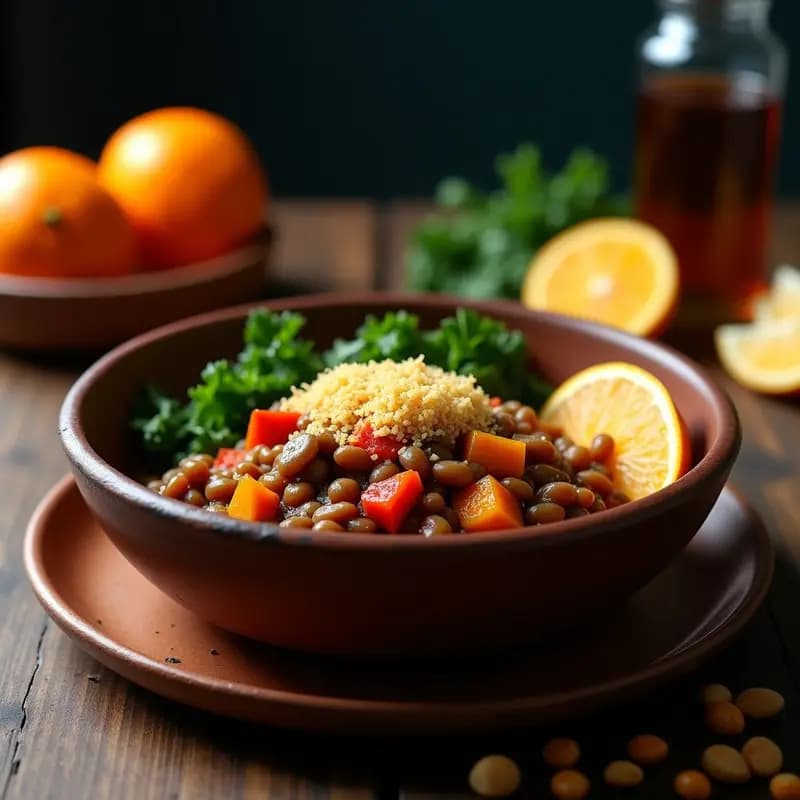 Feijoada de Lentejas y Verduras: Receta Brasilera Vegana y Alta en Fibra