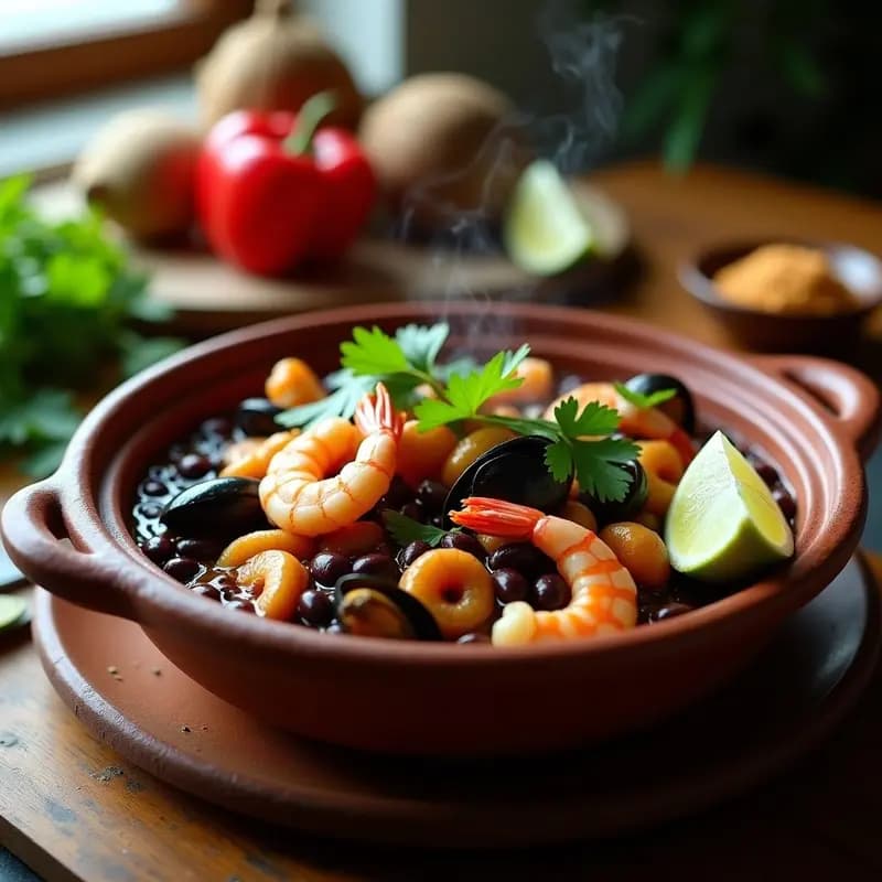 Feijoada de Mariscos: Estofado Brasileiro con Influence Africana