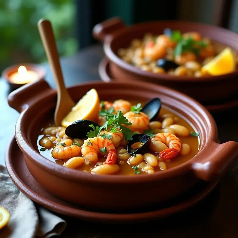 Feijoada de Mariscos con Naranjas: Receta Brasileña de Mar y Montaña