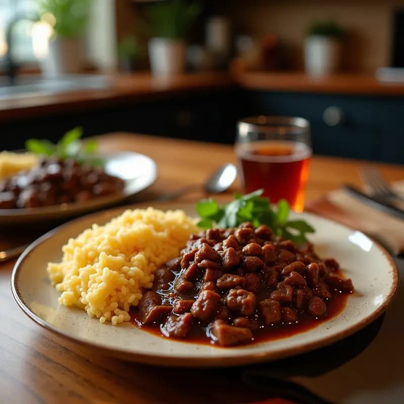 Feijoada Negra con Arroz Integral: Estofado Brasileño Vegano y Rico en Hierro