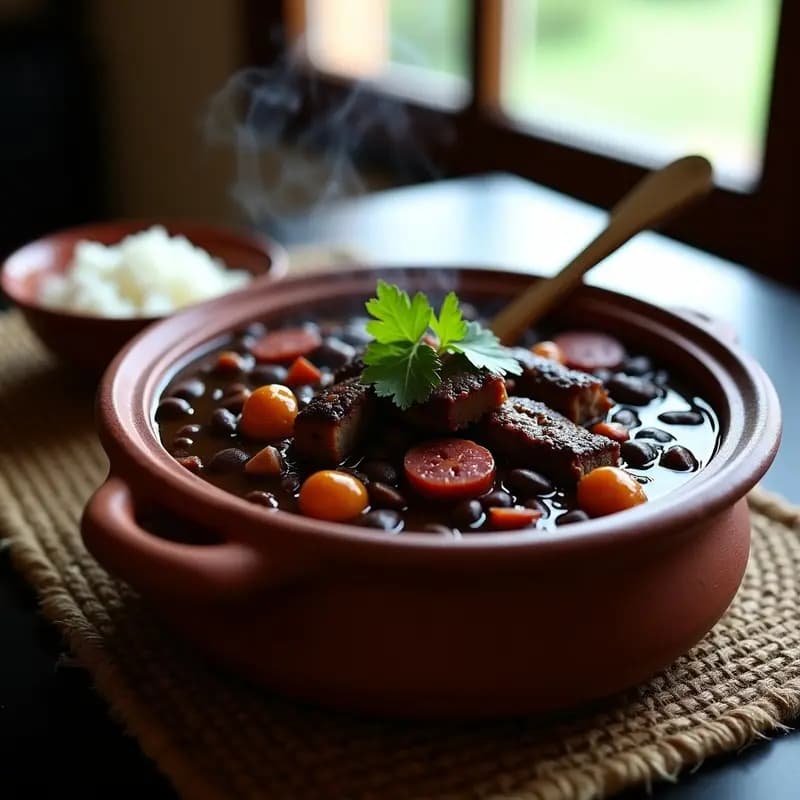 Feijoda Negra con Costillas de Cerdo: Receta Brasilera para Ocasiones Especiales