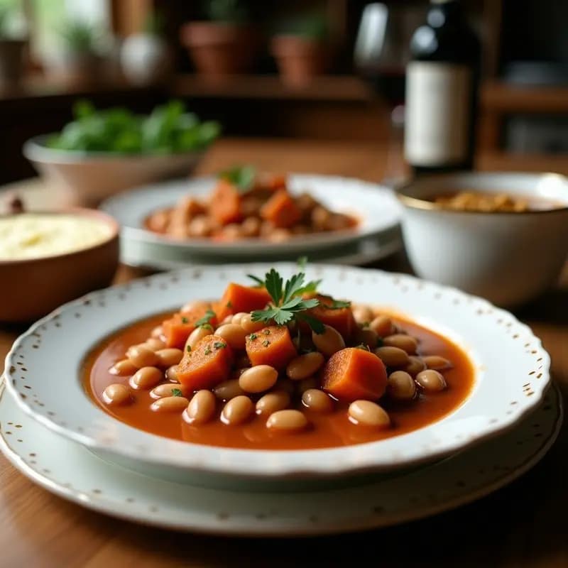 Feijoada Italiana con Alubias y Verduras: Receta Vegana de Inspiración Brasileña