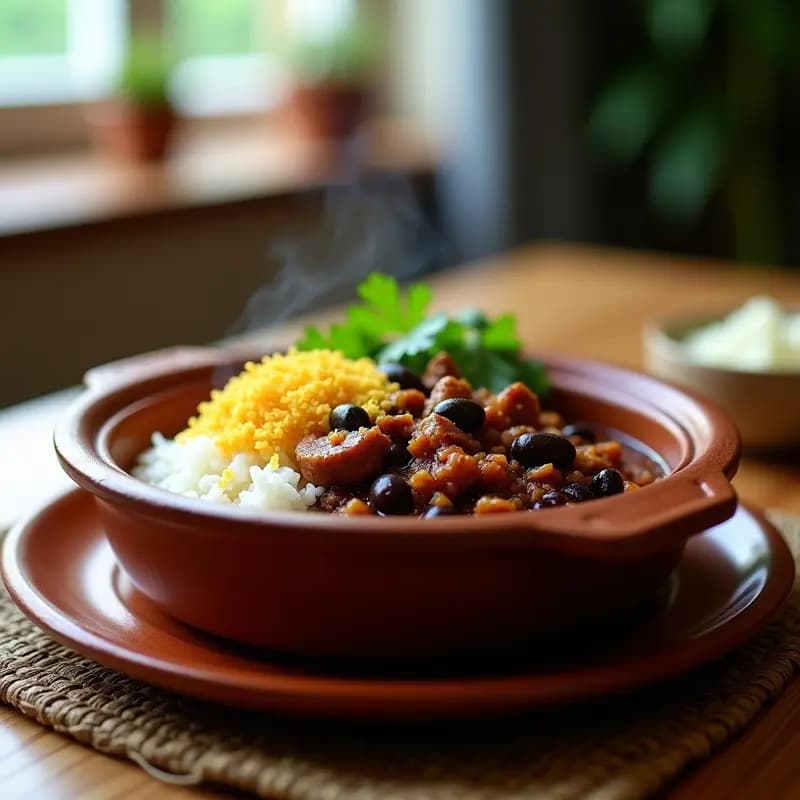 Feijoada Brasileira com Jaca: Estofado Vegano de Jackfruit y Frijoles Negros