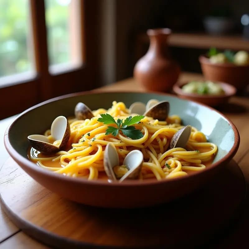 FIDEUÁ DE ALMEJAS Y ALCAHOFAS: Receta de Abuela en Olla Exprés y Rápida