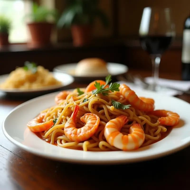 Fideuá de mariscos tradicional: Receta de fideos con sabor a Mediterráneo