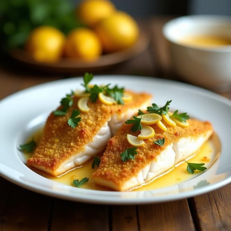 Filetes de Merluza con Costra de Almendras y Limón Confitado: Receta en Airfryer Sin Aceite