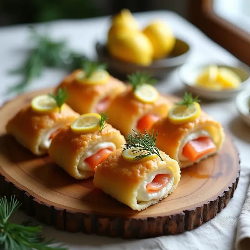 Filo de Salmón Ahumado con Crema de Eneldo y Limón: Receta Escandinava en 10 Minutos