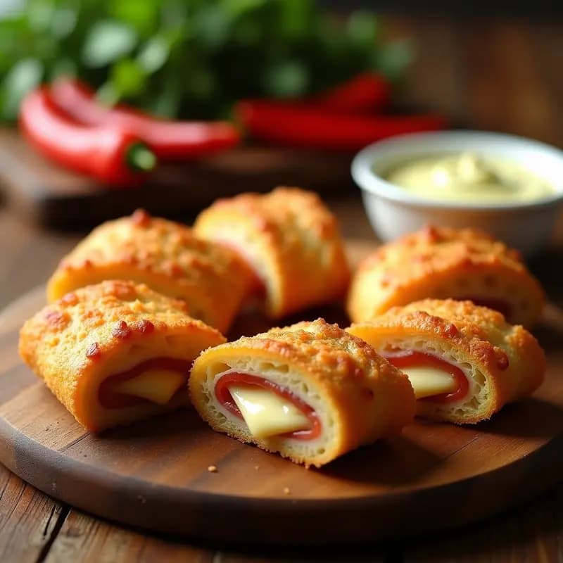 Flamenquín de Jamón Serrano y Queso: Tapa Cordobesa Crujiente en Airfryer