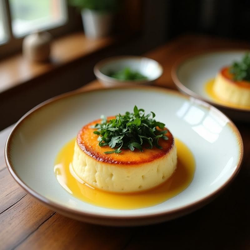 Flan de Algas y Coco: Postre Vegano con Toque Marino en 25 Minutos