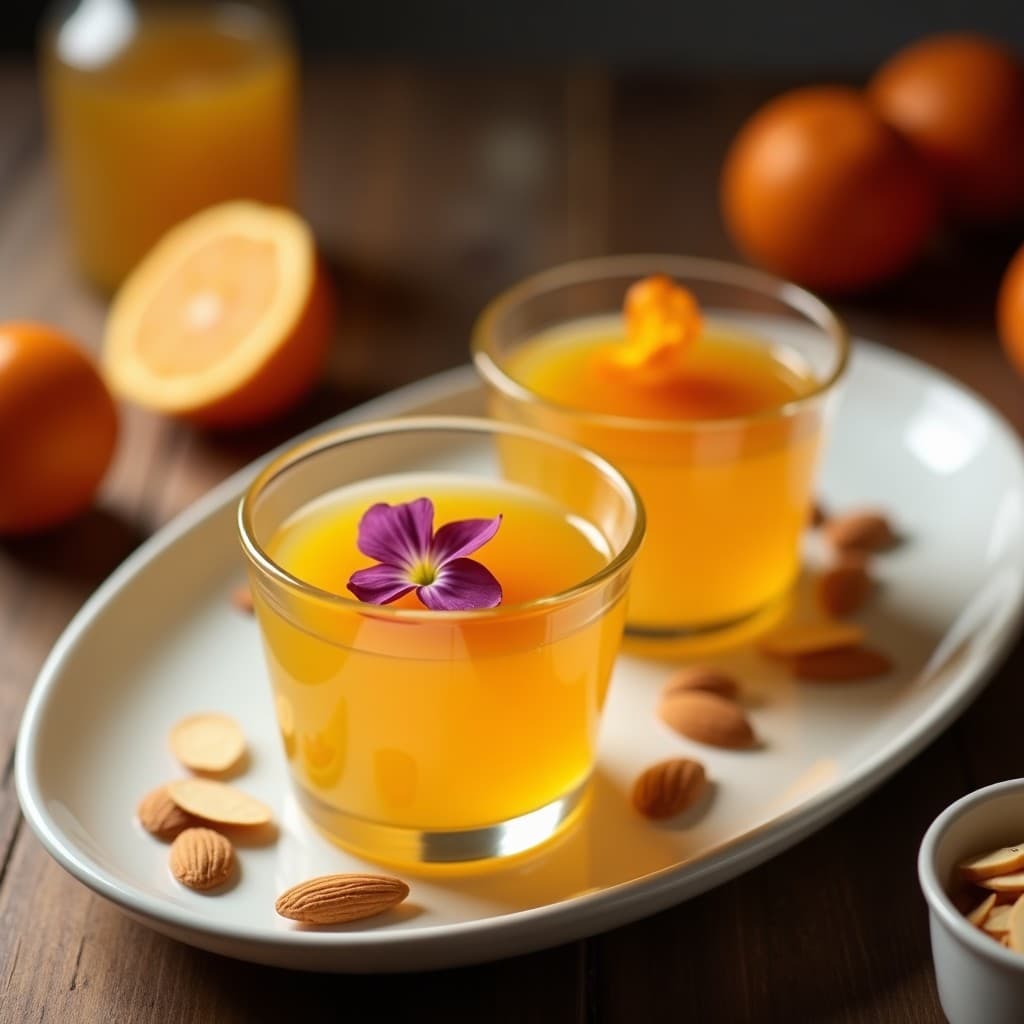 Flan de Almendra y Esencia de Flor de Azahar: Postre Sin Lácteos y Sin Azúcar en 4 Ingredientes