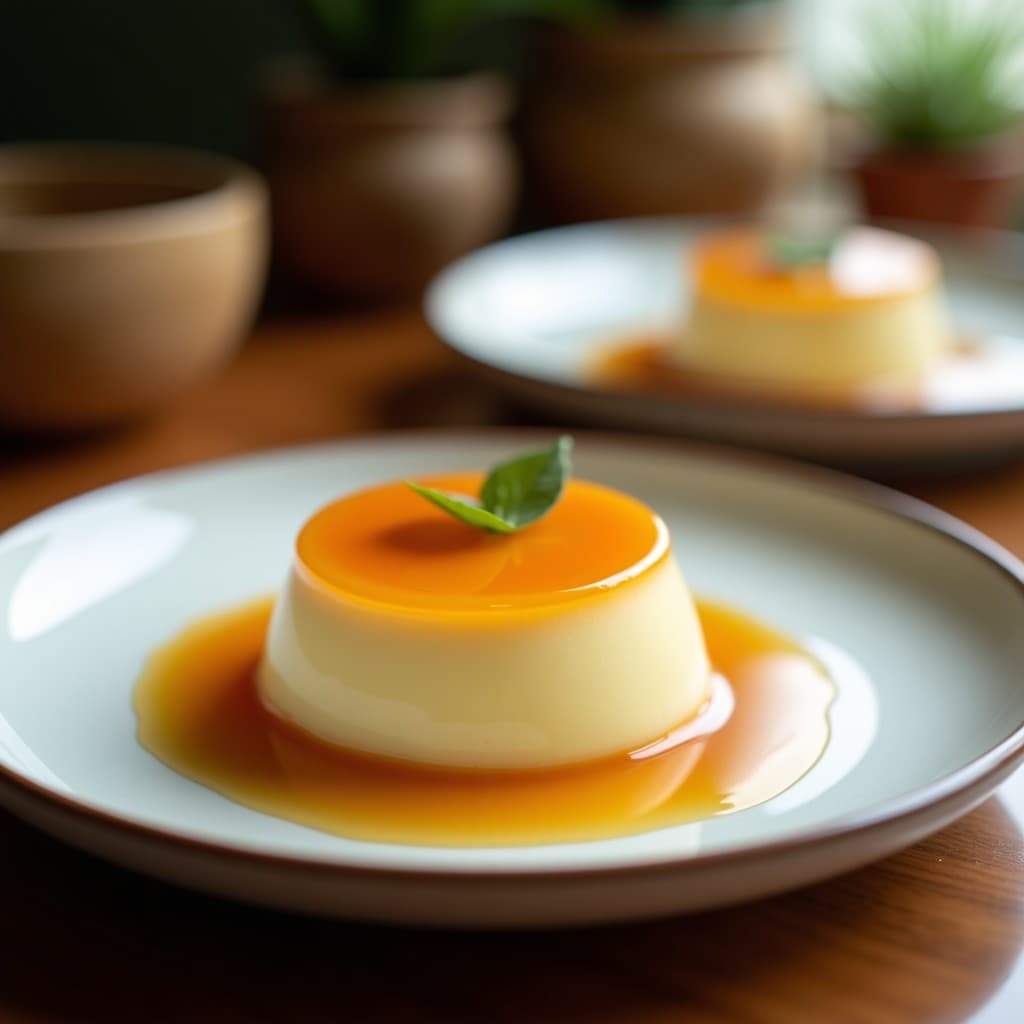 Flan de Coco y Alga Agar-Agar: Postre Vegano Sin Lácteos y Sin Azúcar