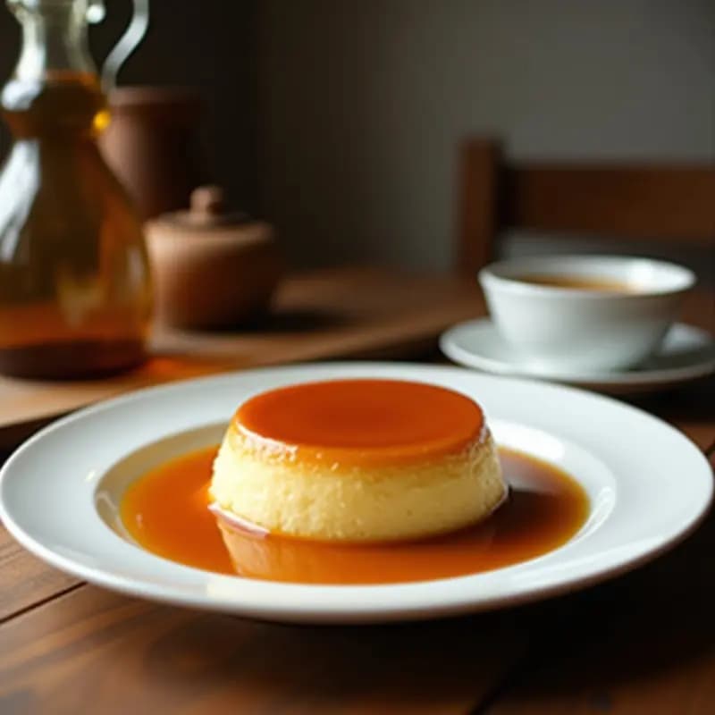 Flan de Coco y Cardamomo con Caramelo Líquido de Stevia: Postre Indio Keto