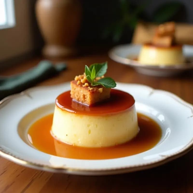 Flan de Coco Filipino con Salsa de Caramelo: Postre Cremoso en 1 Hora