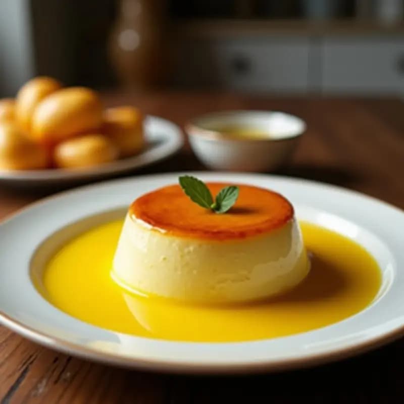 Flan de Cúrcuma y Leche de Coco: Postre Indio Sin Azúcar y Sin Huevos