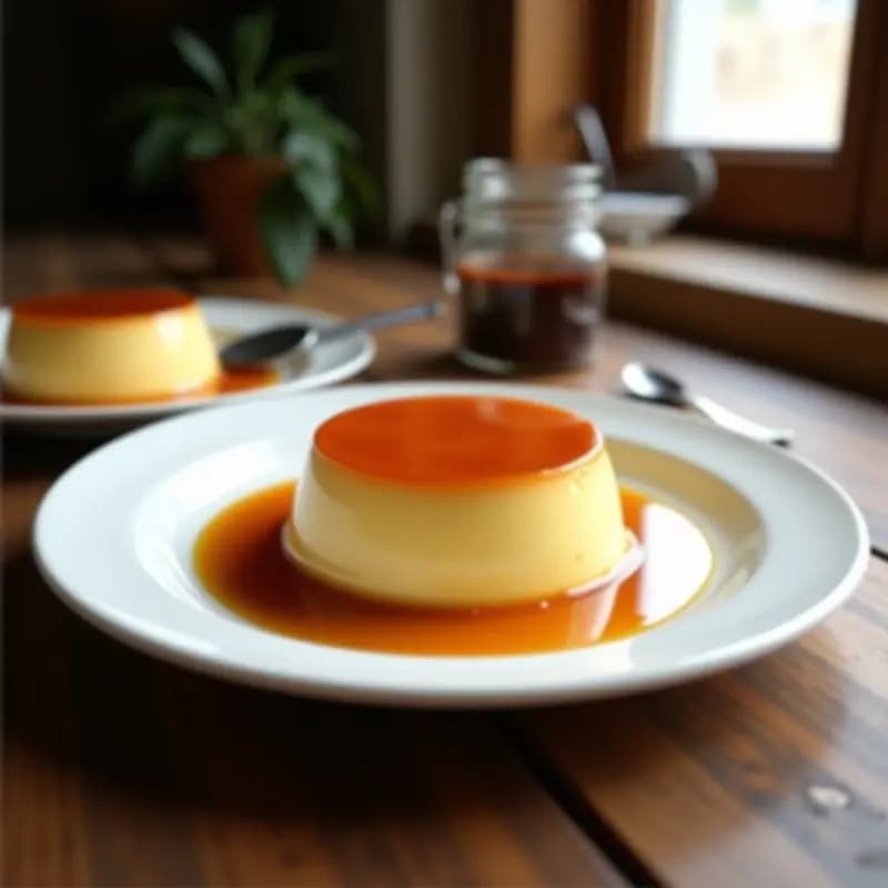 Flan de Huevos con Caramelo Líquido: Postre Clásico en 5 Ingredientes