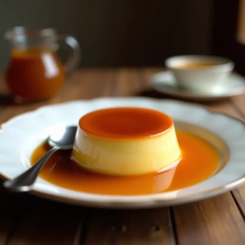 Flane de Huevos Casero con Caramelo Líquido Tradicional