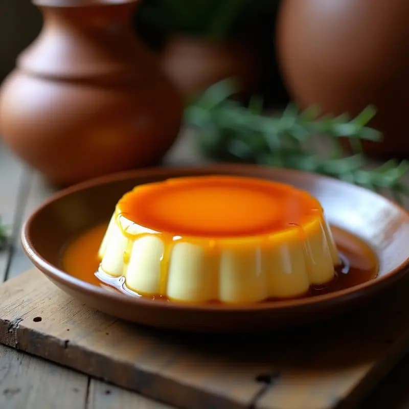 Flan de Queso de Cabra y Miel: Postre de la Abuela en Olla al Baño