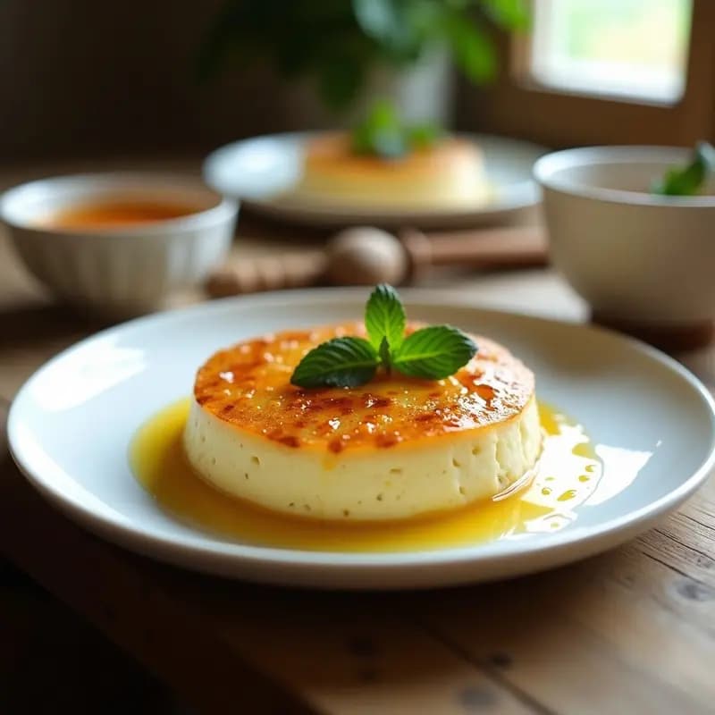 Flaó Ibicenco: Postre de Queso Fresco y Hierbabuena Tradicional de las Baleares