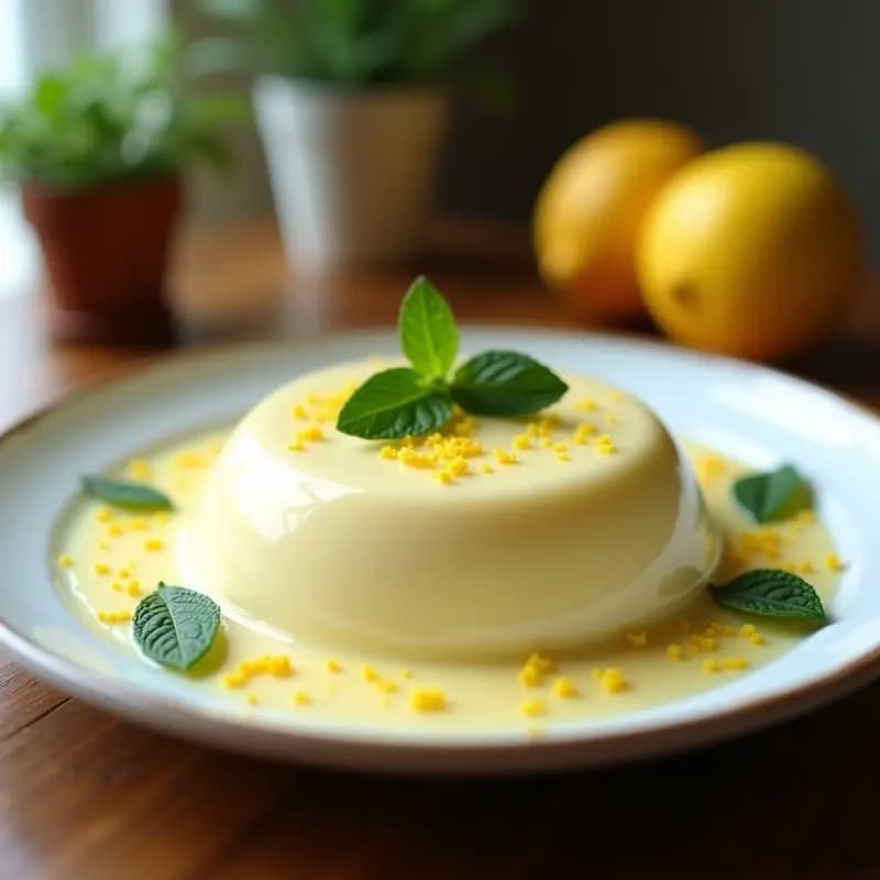 Flao Menorquín con Queso Mahón y Hierbabuena: Postre de Verano Sin Horno