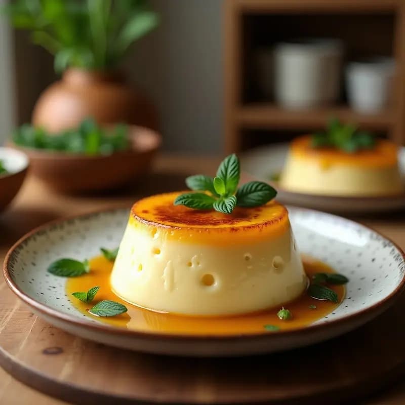 Flao Menorquín: Postre de Queso y Menta Típico de las Baleares