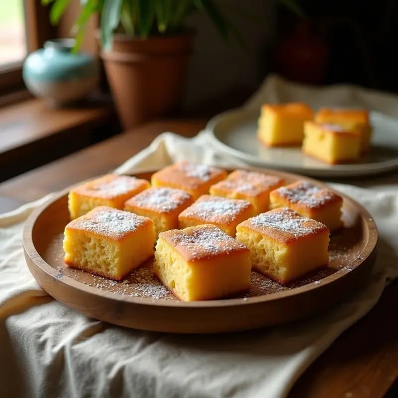 Floja mantecosa de la abuela: Postre extremeño de harina, manteca y azúcar