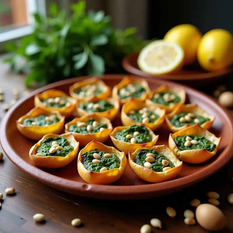 Flores de Bachalo con Espinacas y Piñones: Receta de la Costa Catalana