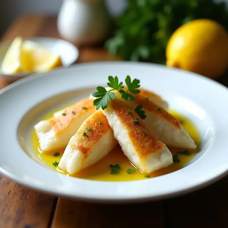 Flores de Bachalo a la Plancha con Limón: Pescado Tradicional en 10 Minutos