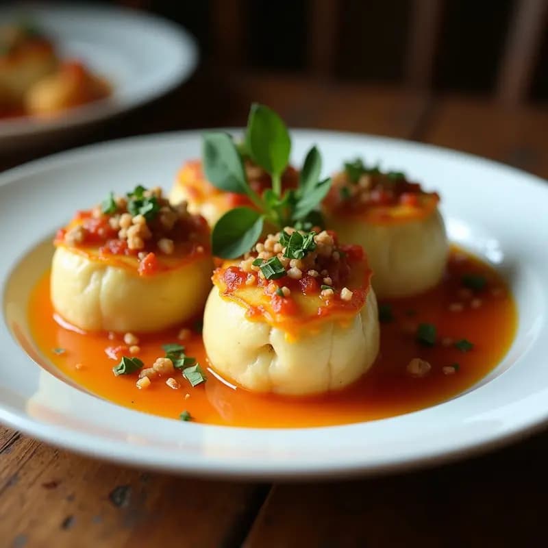 Flores de Calabacín Rellenas de Brandada de Bacalao: Tapa Gourmet en 20 Minutos