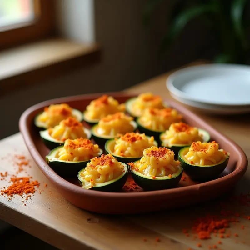 Flores de Calabacín Rellenas de Queso Idiazábal: Tapa Vegetariana con Toque Ahumado