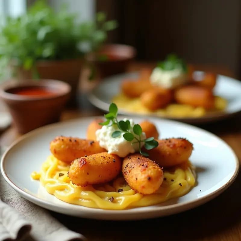Flores Fritas de Calabacín con Queso de Cabra: Aperitivo de Temporada Primaveral