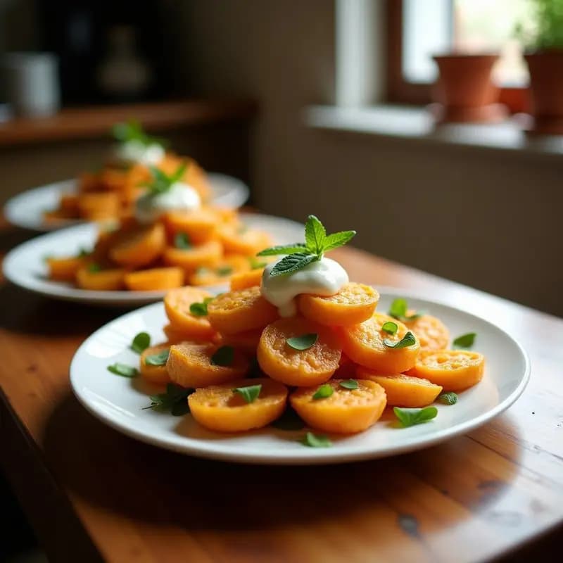 Flores Fritas de Calabacín: Aperitivo Crujiente con Salsa de Yogur