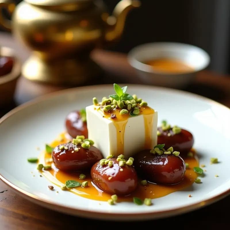 Foshat Arabia con Dátiles y Queso Akkawi: Postre Líbano Sin Horno en 5 Minutos