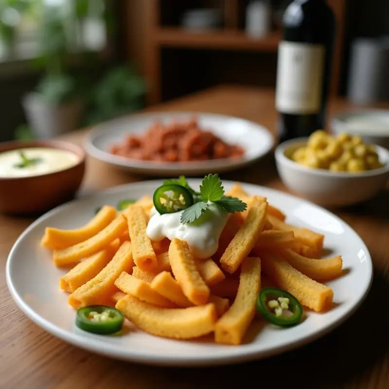 Fritos de Queso con Jalapeños y Salsa Ranch: Aperitivo Tex-Mex que Enamora