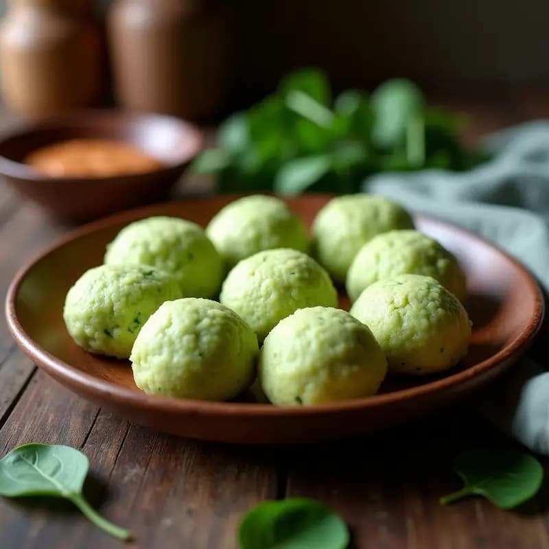 Fufu de Ñame y Espinacas: Receta Africana Sin Gluten y Alta en Hierro