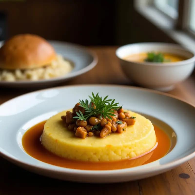 Fufu de Ñame y Plátano Macho con Sopa Egusi: Receta Nigeriana Sin Gluten