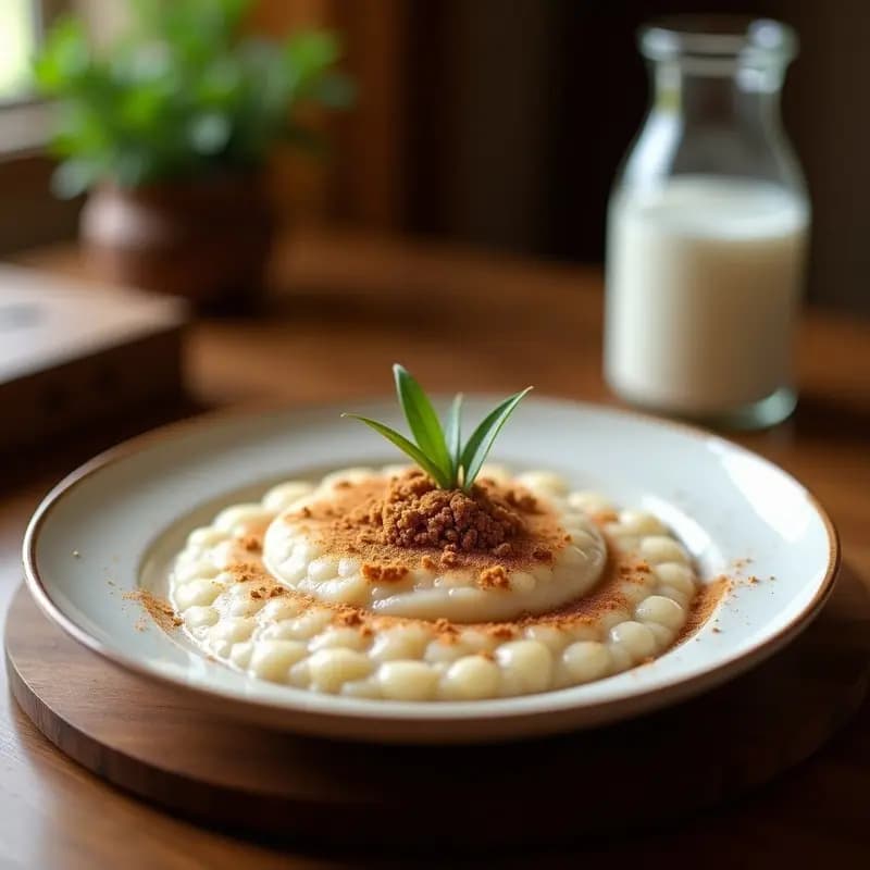 Gachas de Amaranto con Leche de Coco y Canela: Desayuno Azteca Sin Lactosa