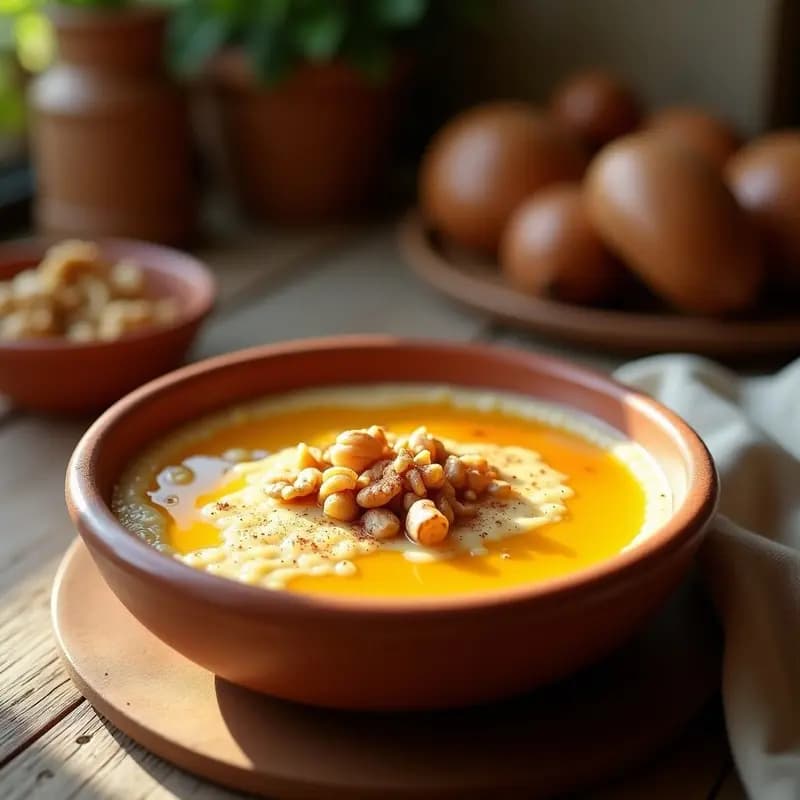 Gachas Andaluzas con Miel y Canela: Desayuno Caliente y Reconfortante
