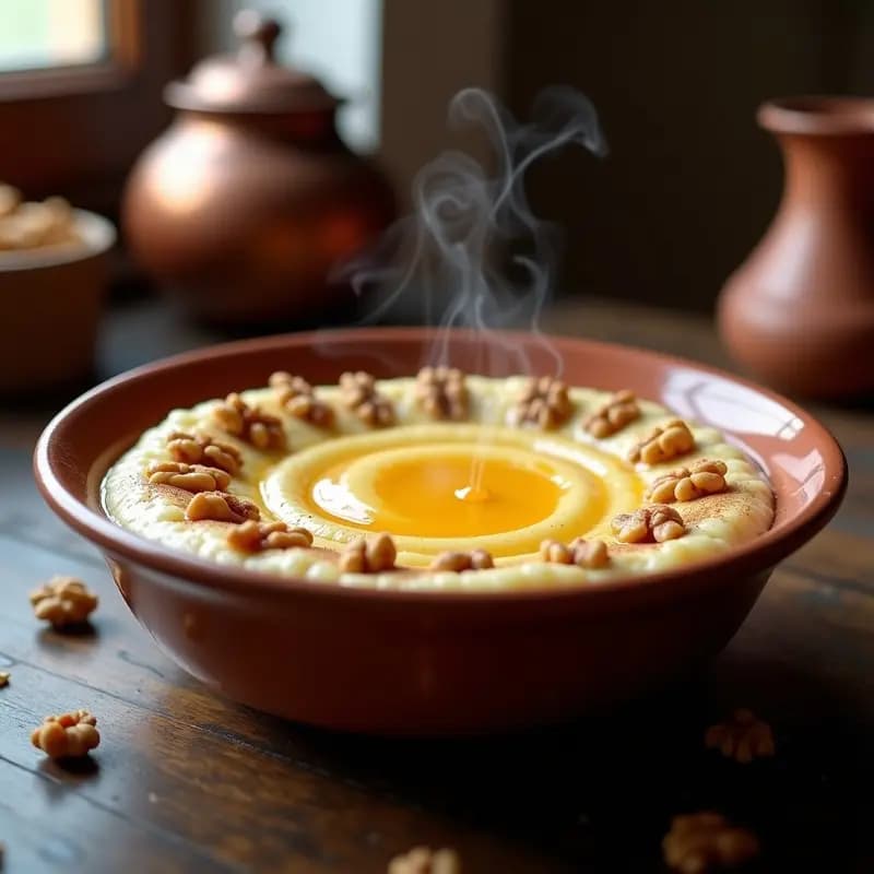 Gachas Andaluzas con Miel y Nueces: Desayuno Tradicional de Invierno