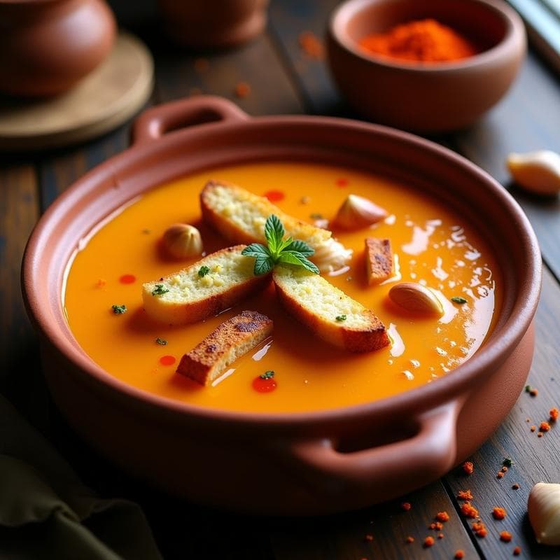 Gachas Andaluzas con Pimentón Ahumado: Receta Tradicional en 20 Minutos con Toque Gourmet
