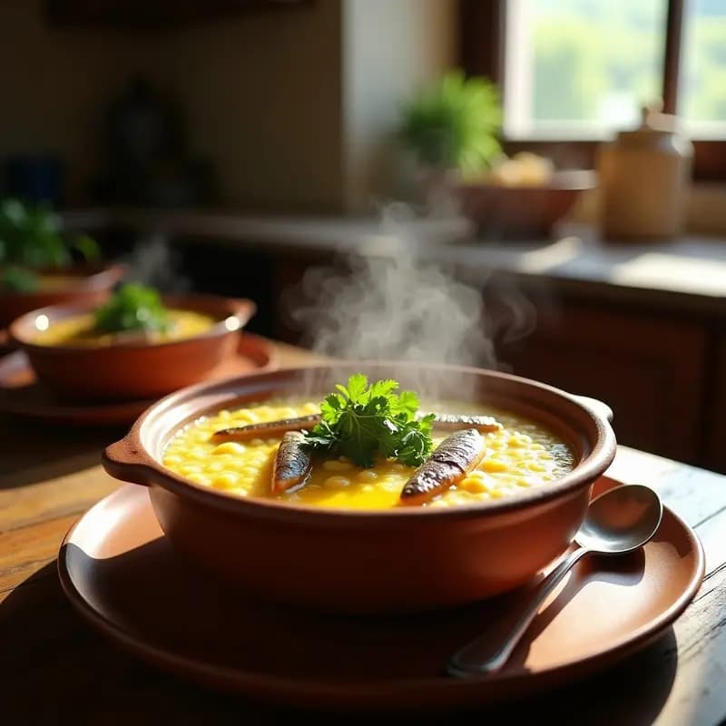Gachas de Harina de Almorta con Sardinas: Receta de la Serra d’Espadà Valenciana