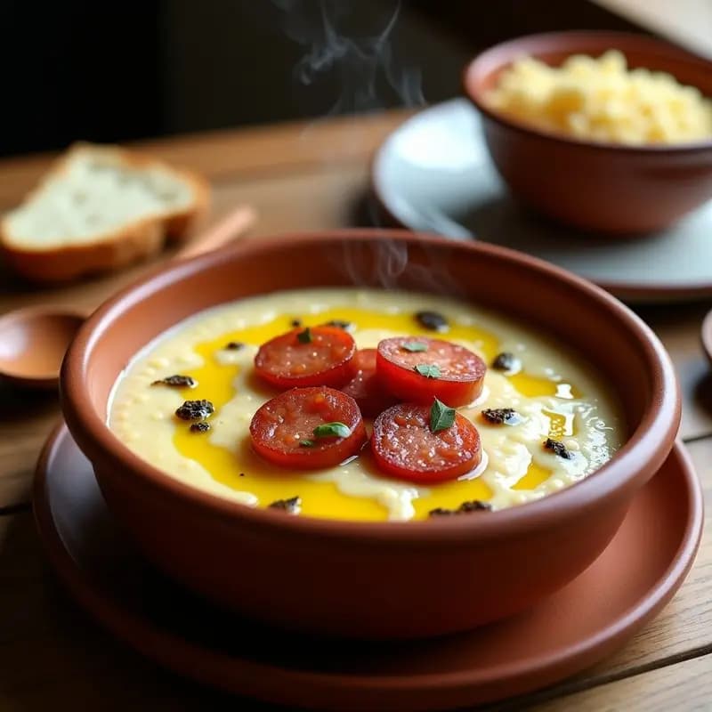 Gachas Manchegas Trufadas: Receta Tradicional en Olla Rápida con Toque Gourmet