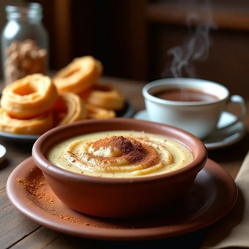 Gachas Tortas con Chocolate y Churros: Desayuno Tradicional de Invierno