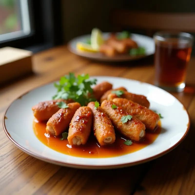 Peaje Coreano con Galbi Jjim: Costillas de Ternera Marinadas en Salsa Dulce-Salada