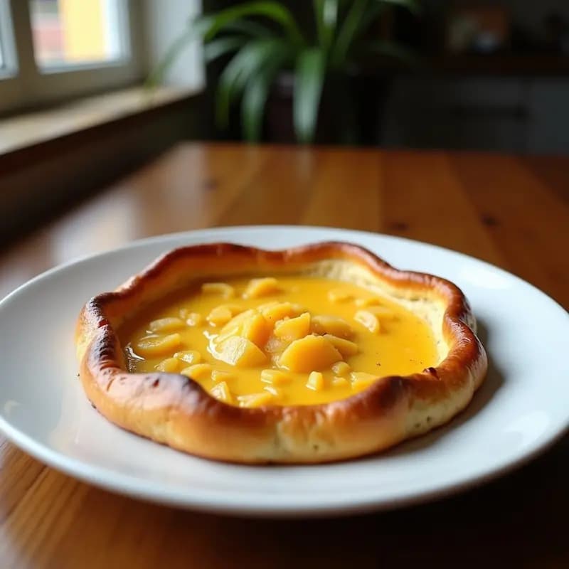 Galette Bretonne de Manzana y Sidra: Postre Francés Rústico con Masa de Trigo Sarraceno