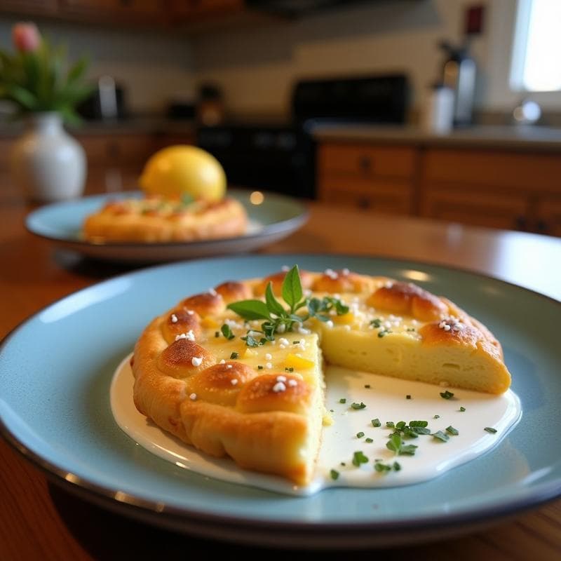 Galette de Manzana y Queso Azul: Postre Francés Salado-Dulce Sin Harina Refinada