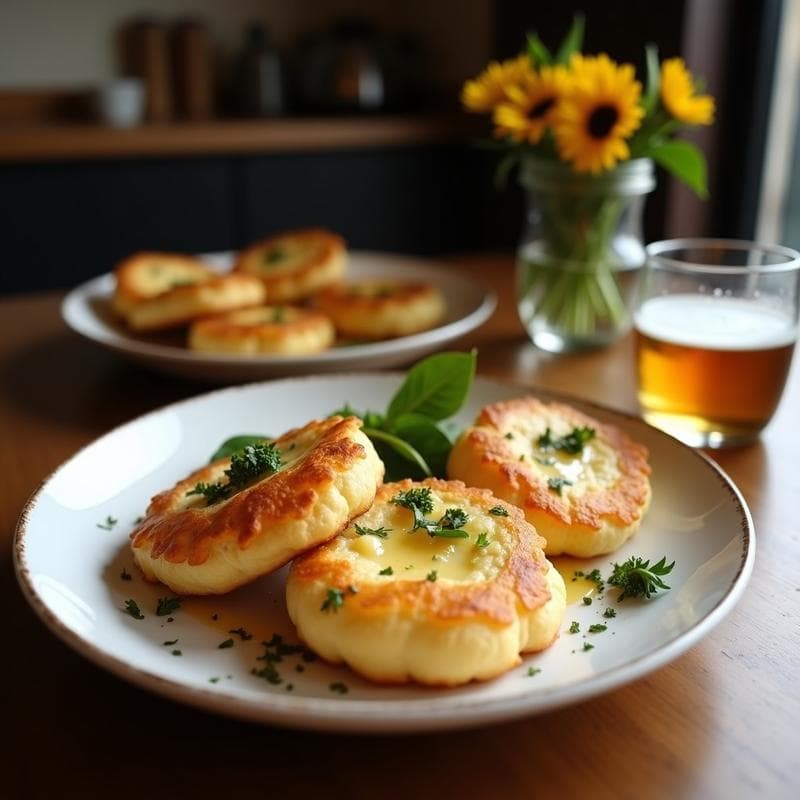 Galettes Bretonas de Buching con Queso de Cabra y Miel de Brezo: Receta Francesa Tradicional