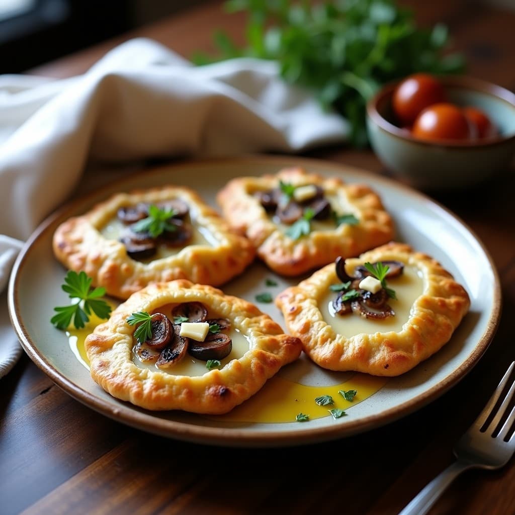 Galettes de Sarrasceno con Champiñones y Cebolla Confitada: Receta Sin Gluten al Estilo Bretón