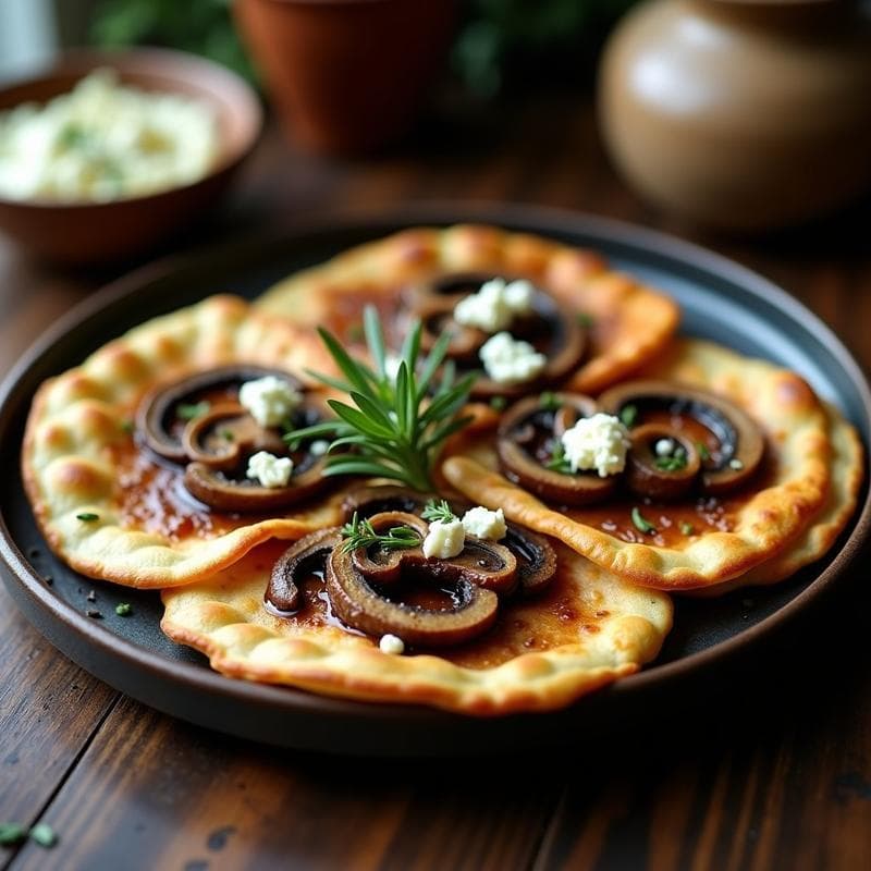Galettes de Sarrasin con Champiñones Portobello: Receta Bretona Sin Gluten