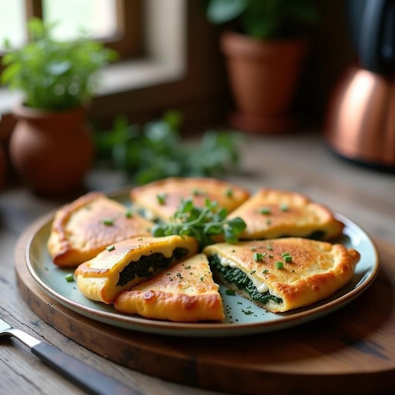 Galettes de Sarrasin con Relleno de Espinacas y Queso de Oveja: Receta Francesa en Thermomix