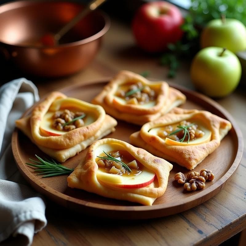 Galettes de Sarrasion y Manzana: Receta Francesa Sin Gluten en Sartén Antiadherente